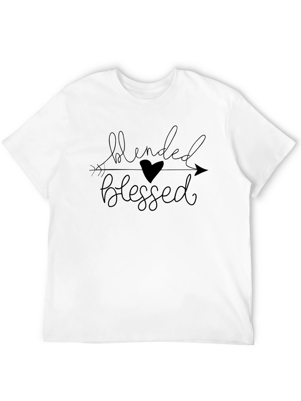 Blended & Blessed Black Graphic T-Shirt
