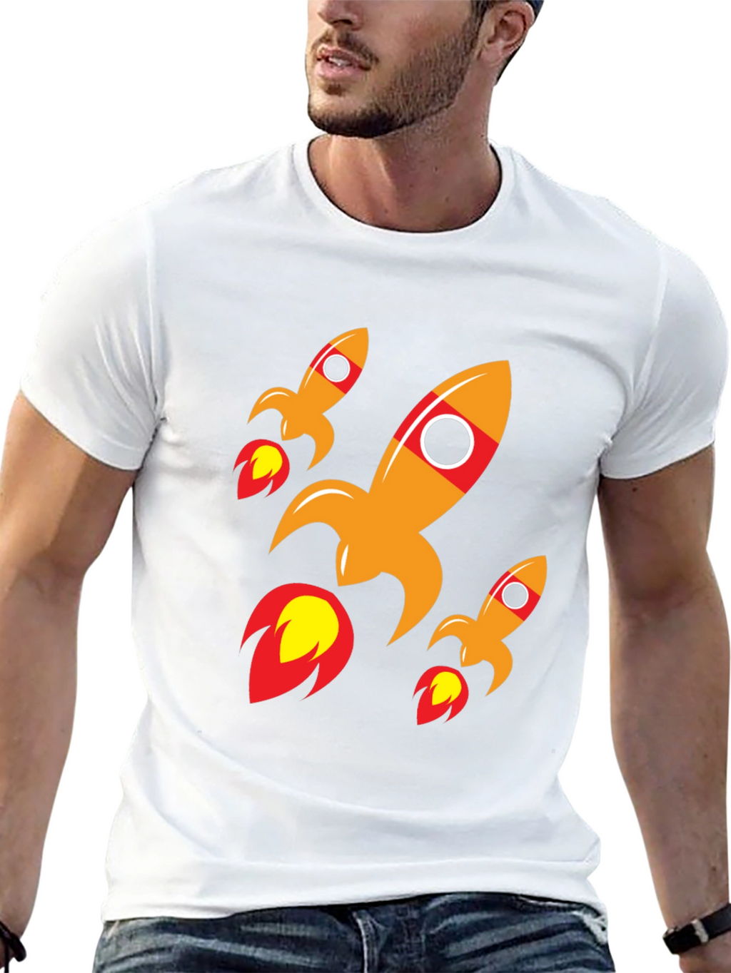Rocket Launch T-Shirt - Blast Off in Style!
