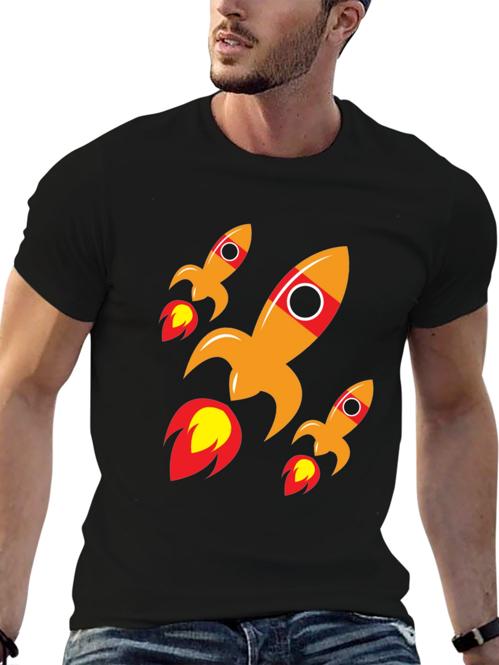 Rocket Launch T-Shirt - Blast Off in Style!