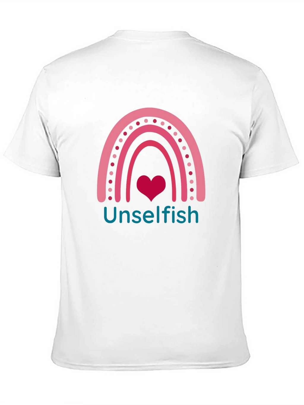Unselfish Rainbow Heart Graphic Tee