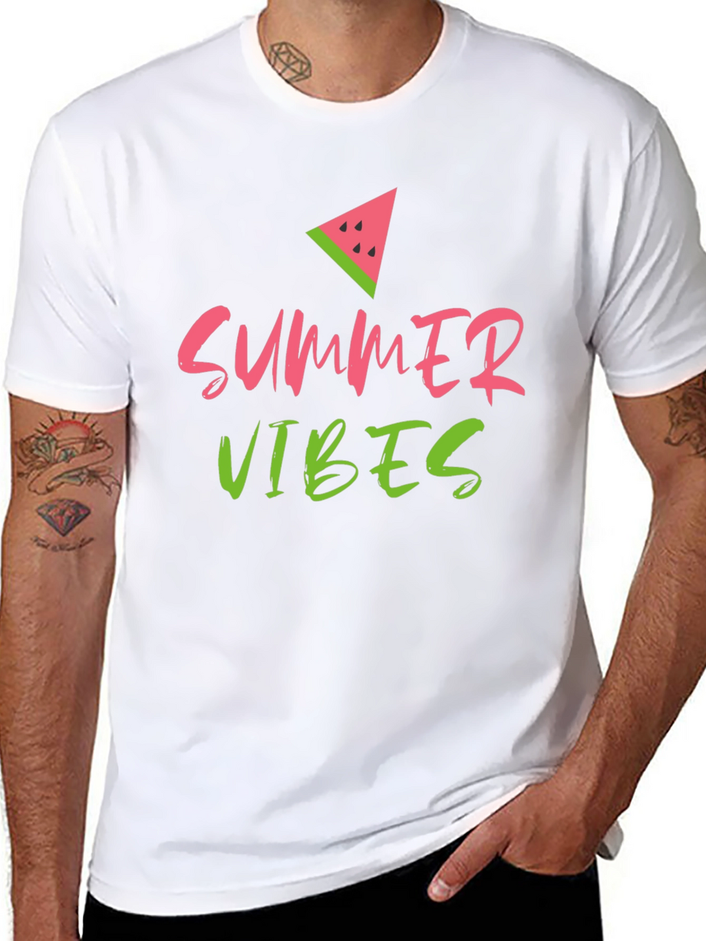 Summer Vibes T-Shirt - Trendy Graphic Tee