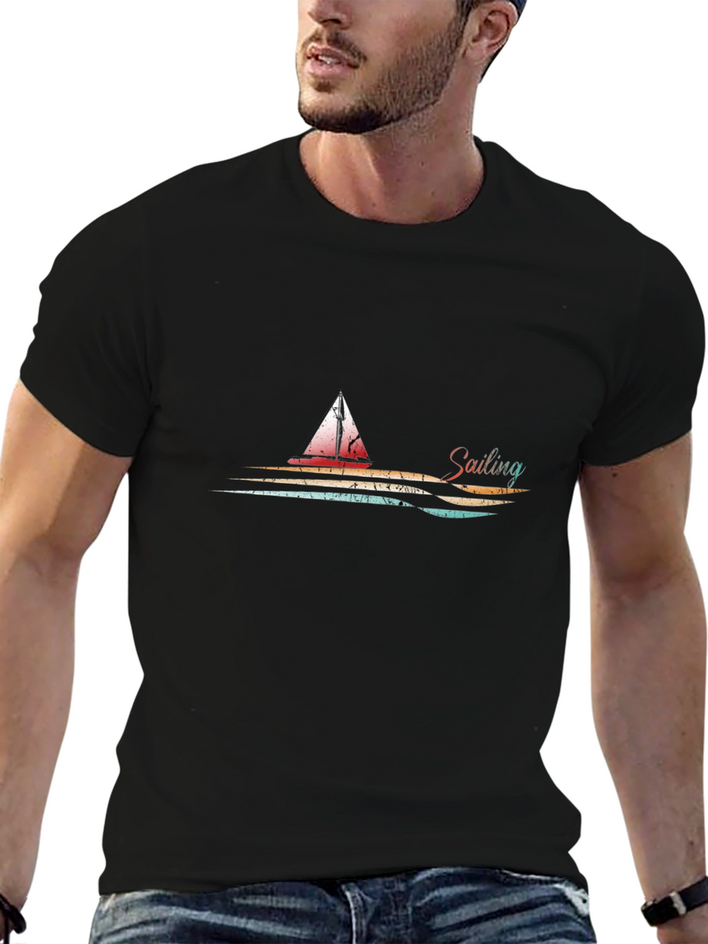 Sailing Graphic T-Shirt