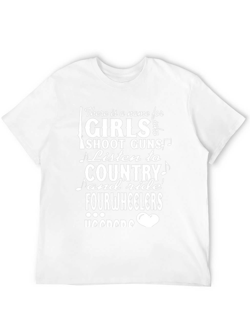 Country Girl T-Shirt: Guns Country Fourwheelers!