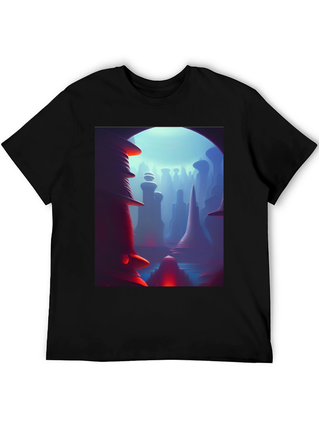 Abstract Landscape Graphic Tee