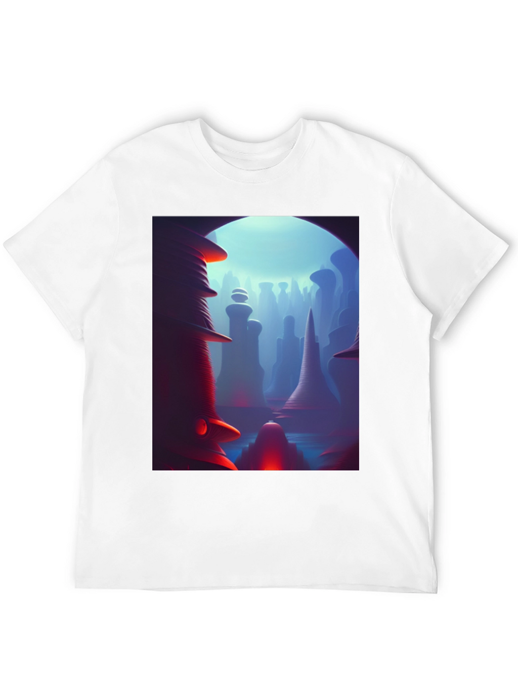 Abstract Landscape Graphic Tee