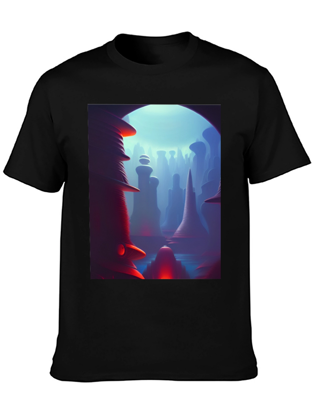 Abstract Landscape Graphic Tee