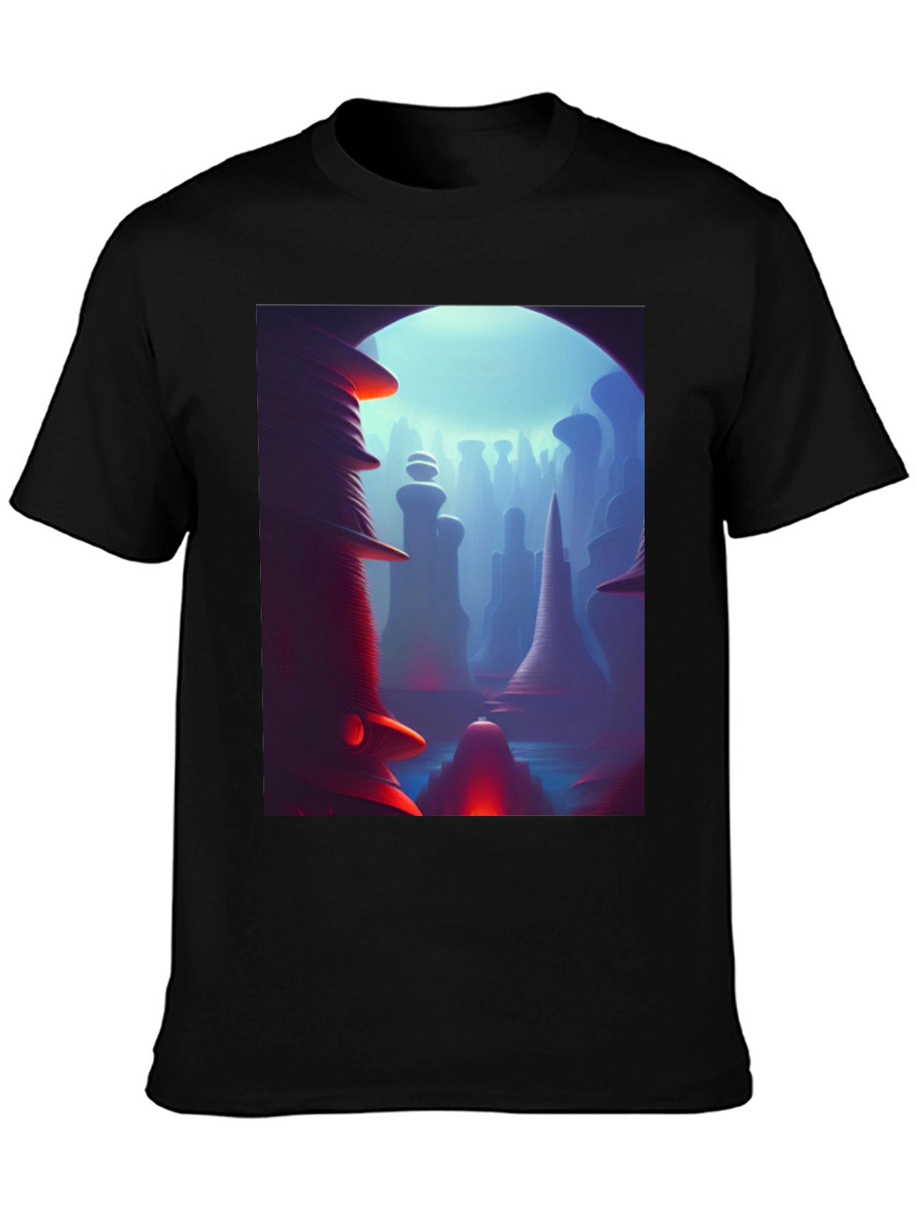 Abstract Landscape Graphic Tee