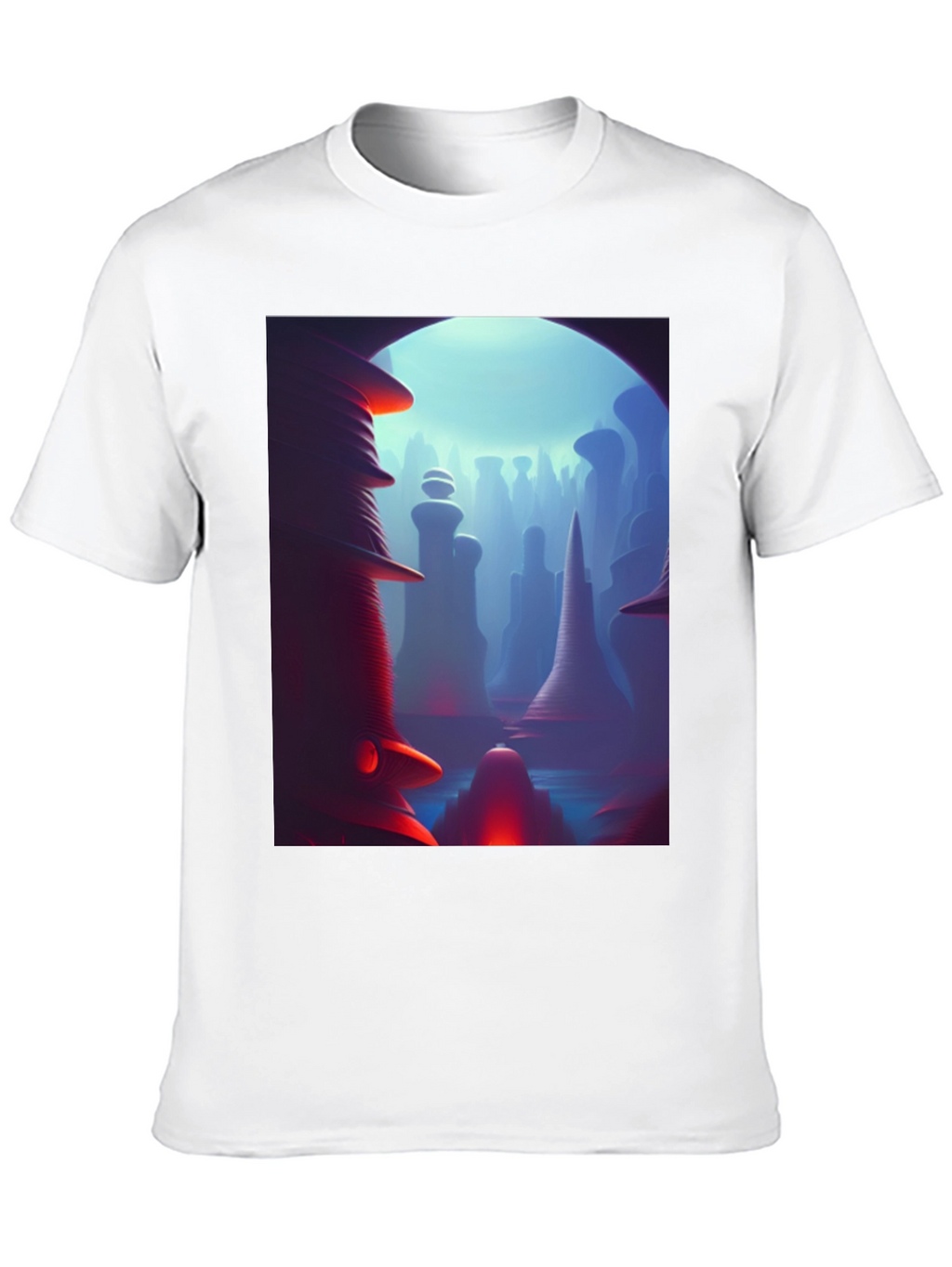 Abstract Landscape Graphic Tee