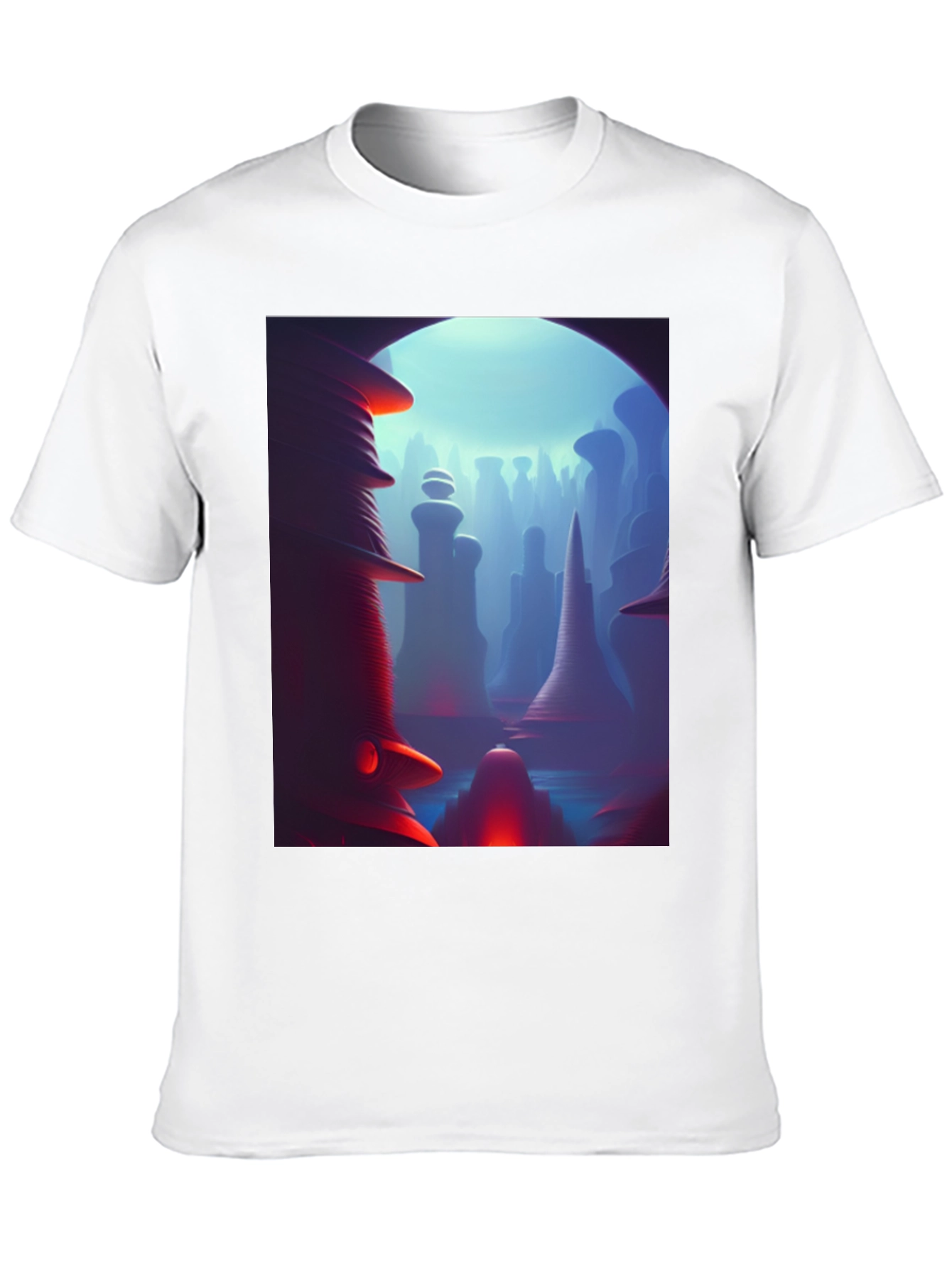 Abstract Landscape Graphic Tee