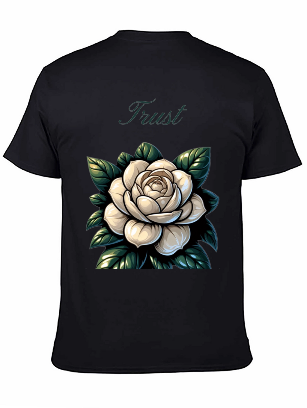 Trust Rose Graphic Tee - Stylish Comfort