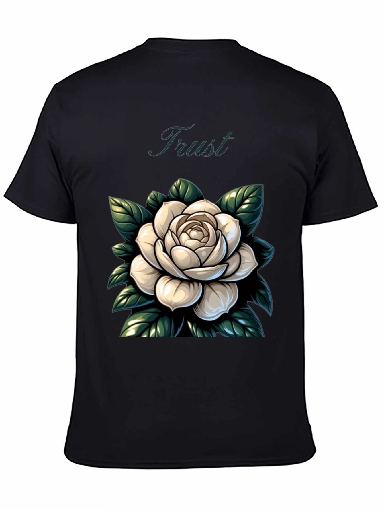 Trust Rose Graphic Tee - Stylish Comfort