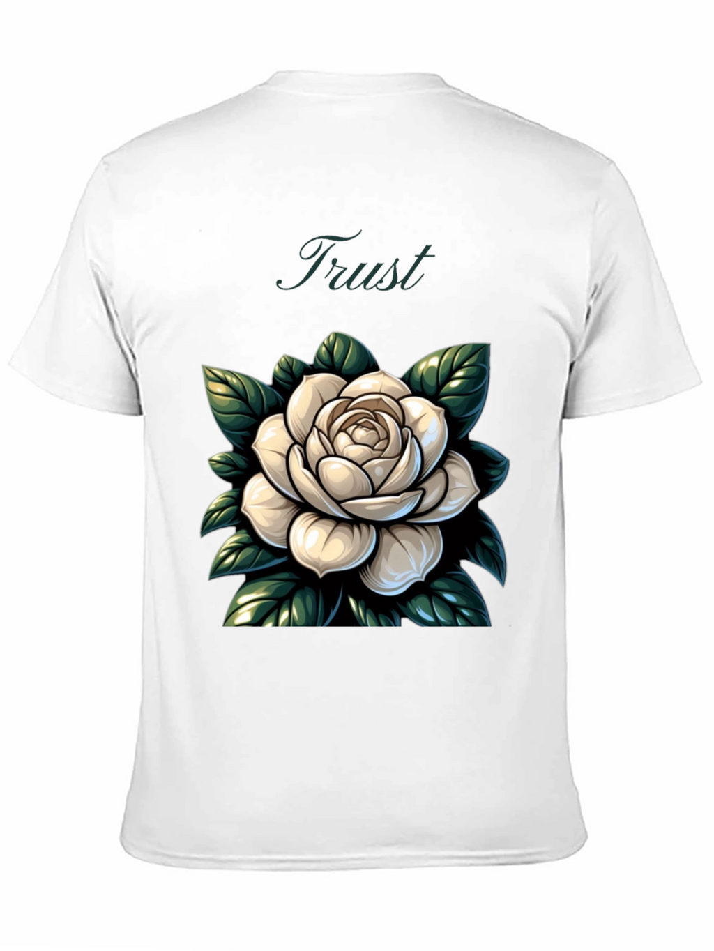 Trust Rose Graphic Tee - Stylish Comfort