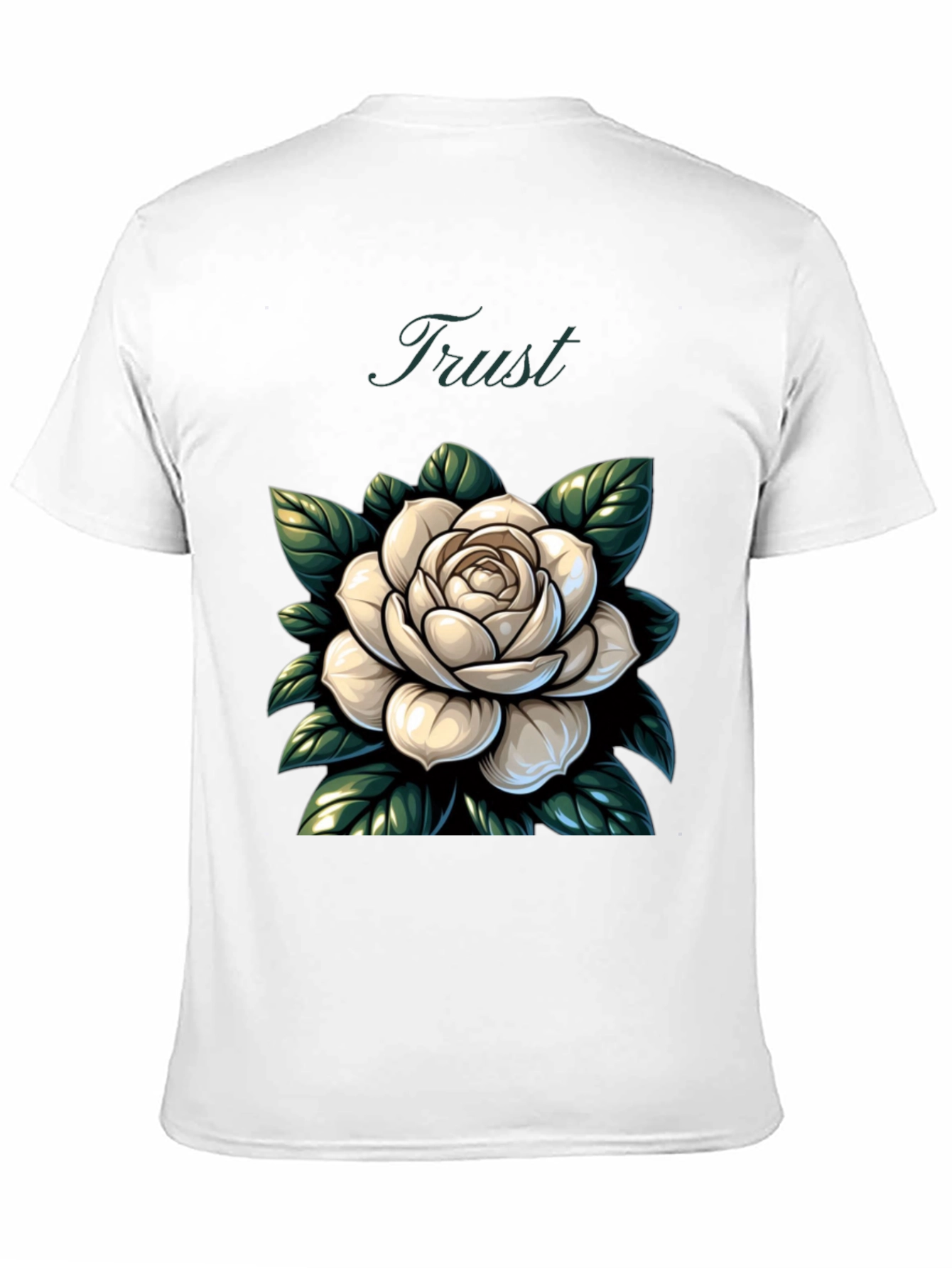 Trust Rose Graphic Tee - Stylish Comfort