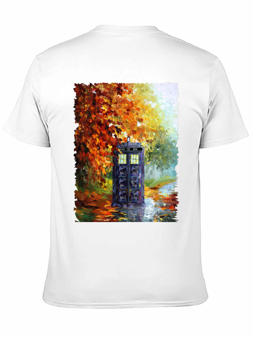 TARDIS in Autumn T-Shirt