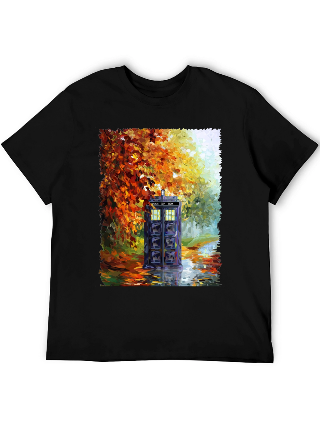 TARDIS in Autumn T-Shirt