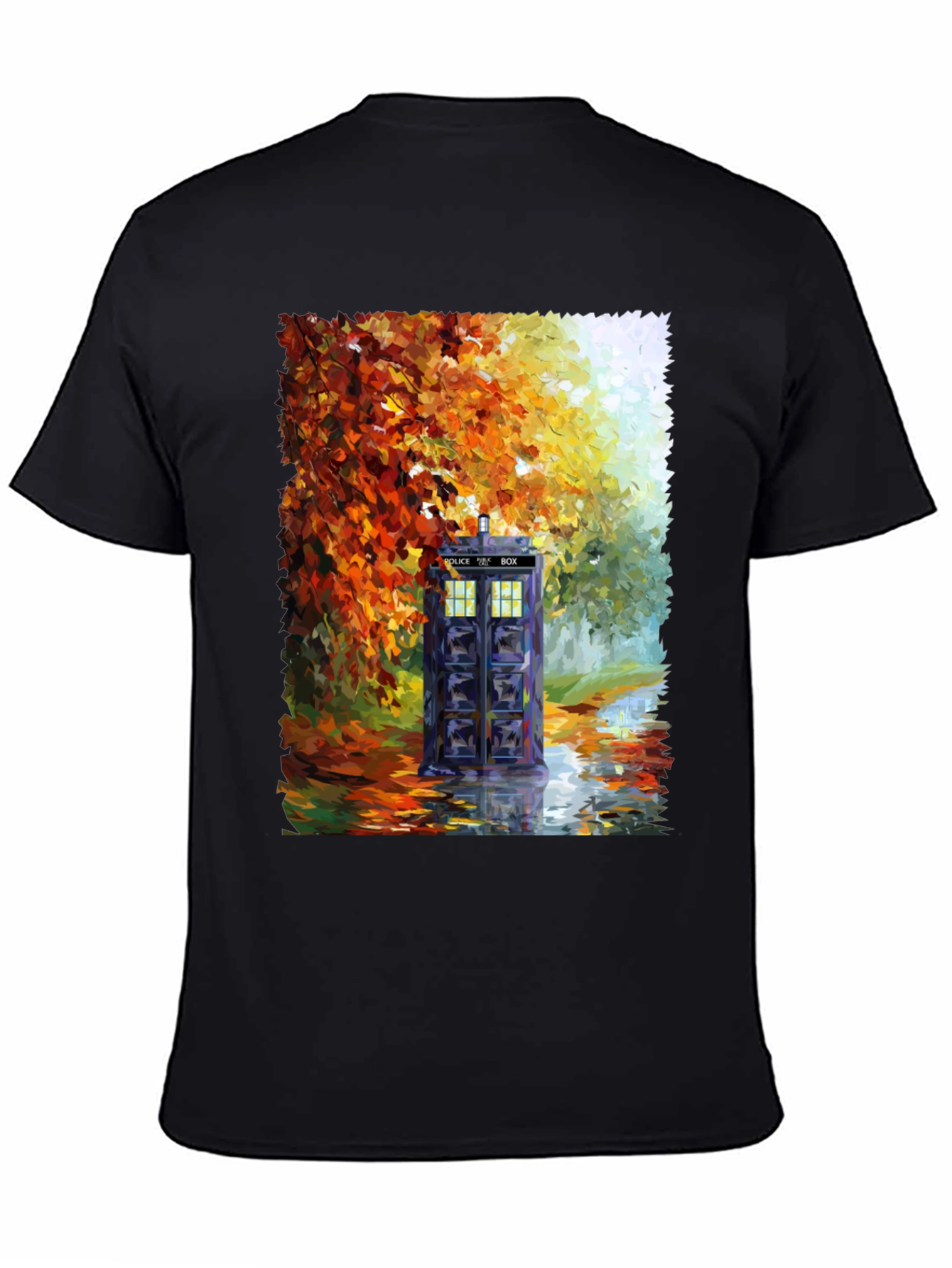 TARDIS in Autumn T-Shirt