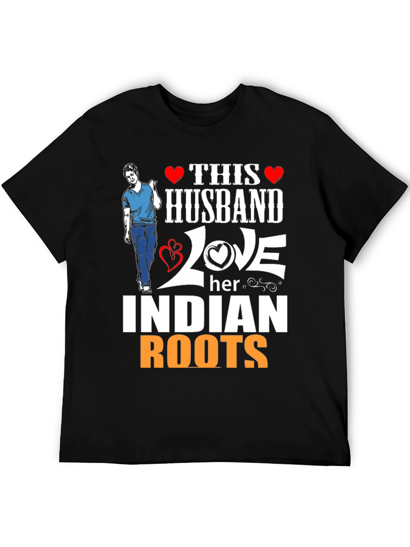 Husband Loves Indian Roots T-Shirt