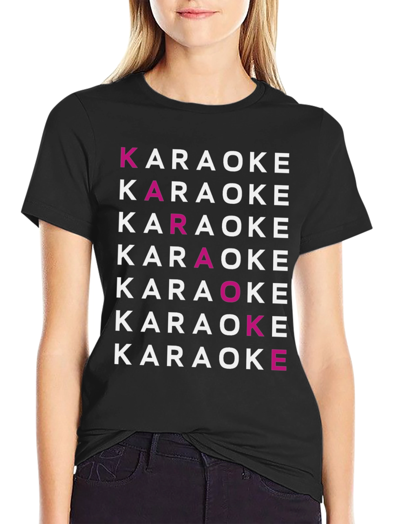Karaoke Typography Graphic Tee