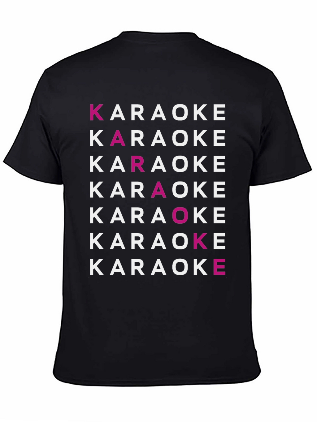 Karaoke Typography Graphic Tee
