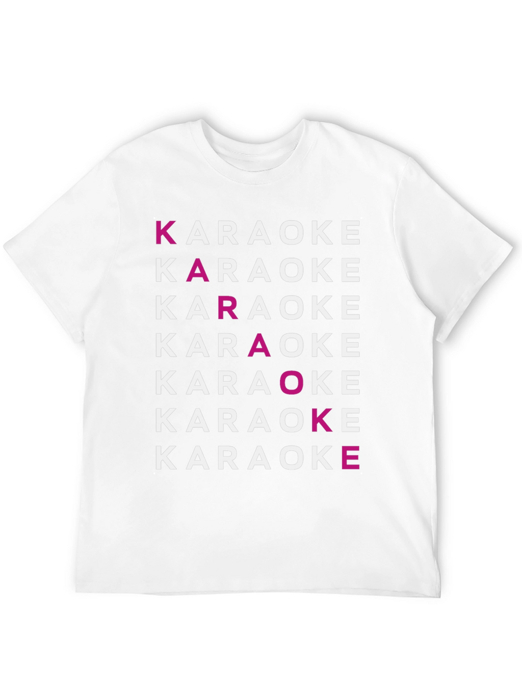 Karaoke Typography Graphic Tee