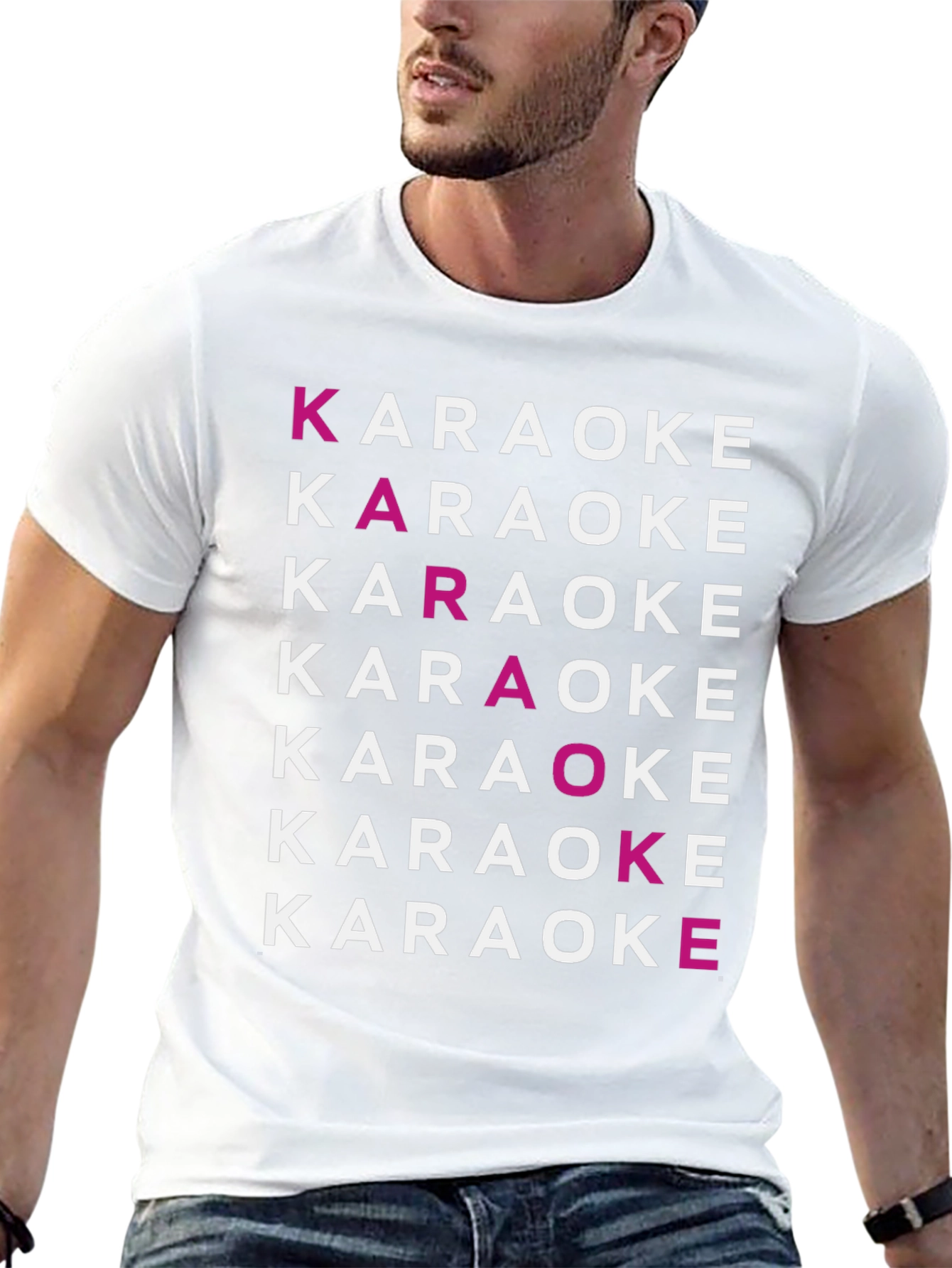 Karaoke Typography Graphic Tee