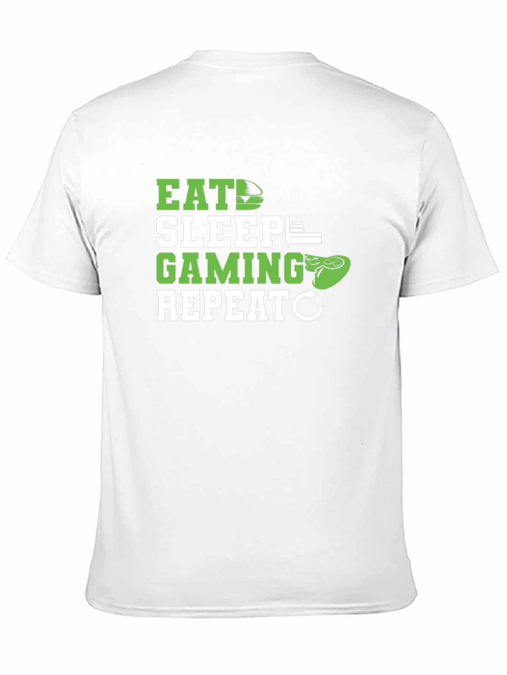 Eat Sleep Gaming Repeat T-Shirt - Gamer Lifestyle