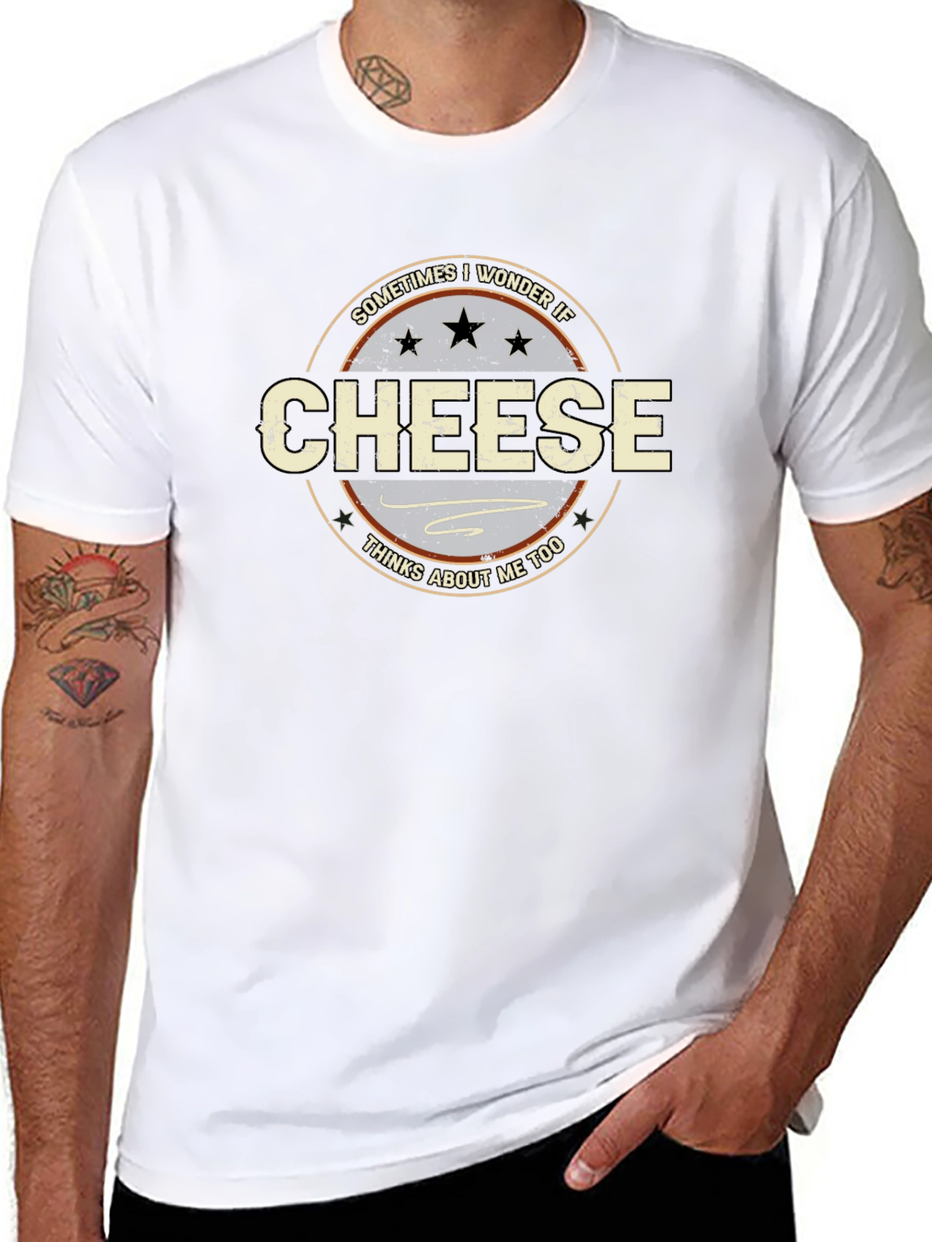 Cheese Lover T-Shirt - Funny Graphic Tee