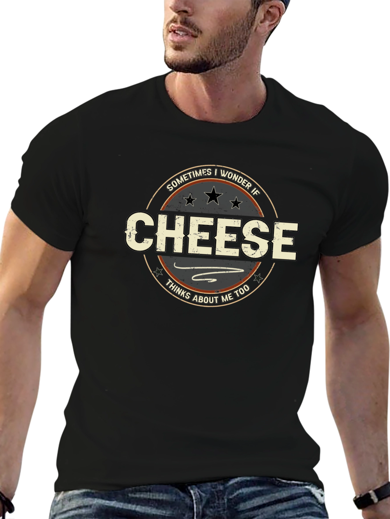 Cheese Lover T-Shirt - Funny Graphic Tee