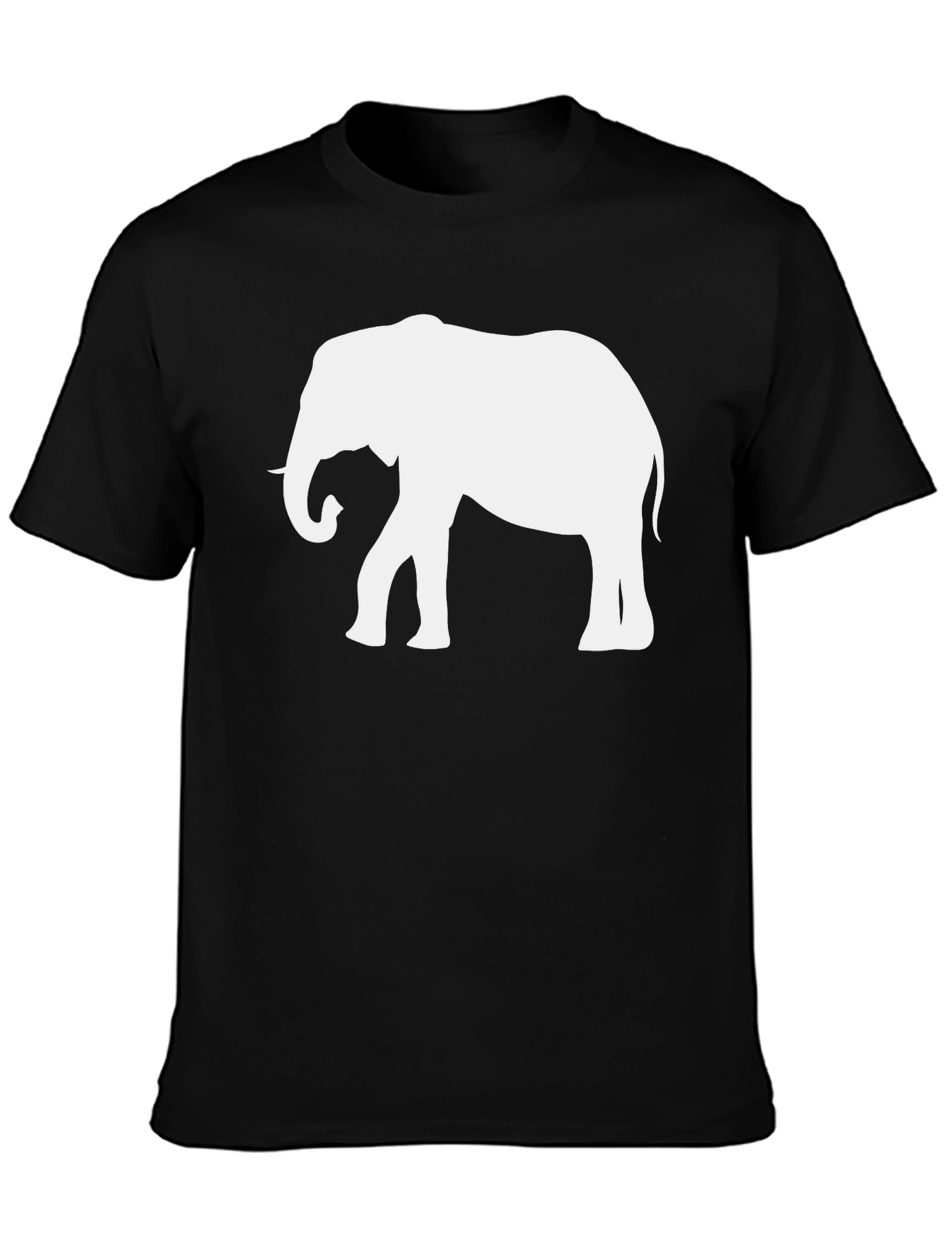 Elephant Graphic Black Tee