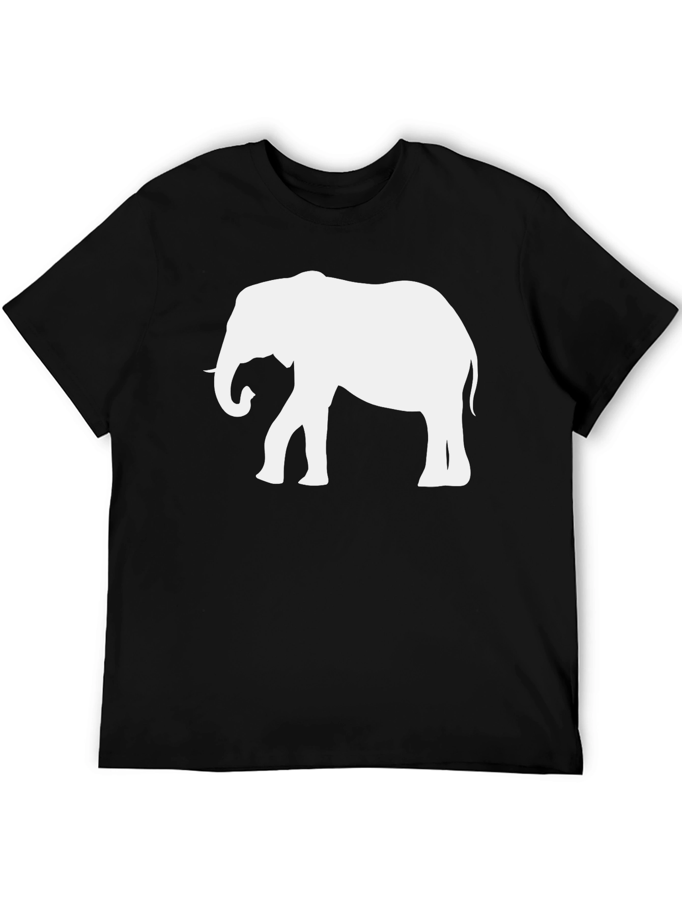 Elephant Graphic Black Tee