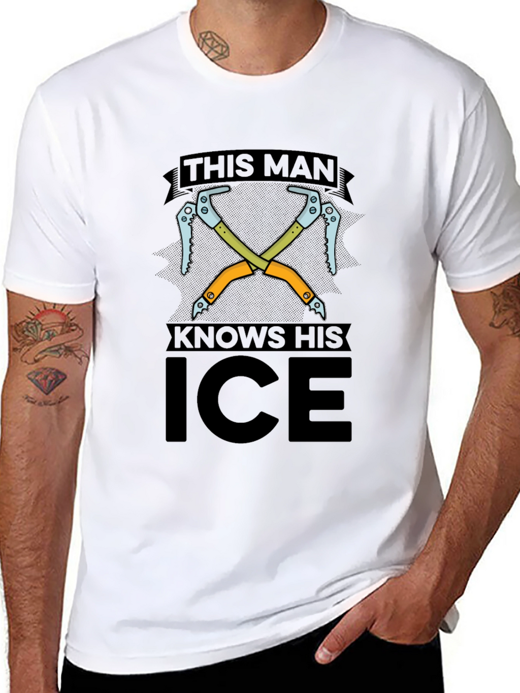 This Man Knows His Ice - Graphic Tee