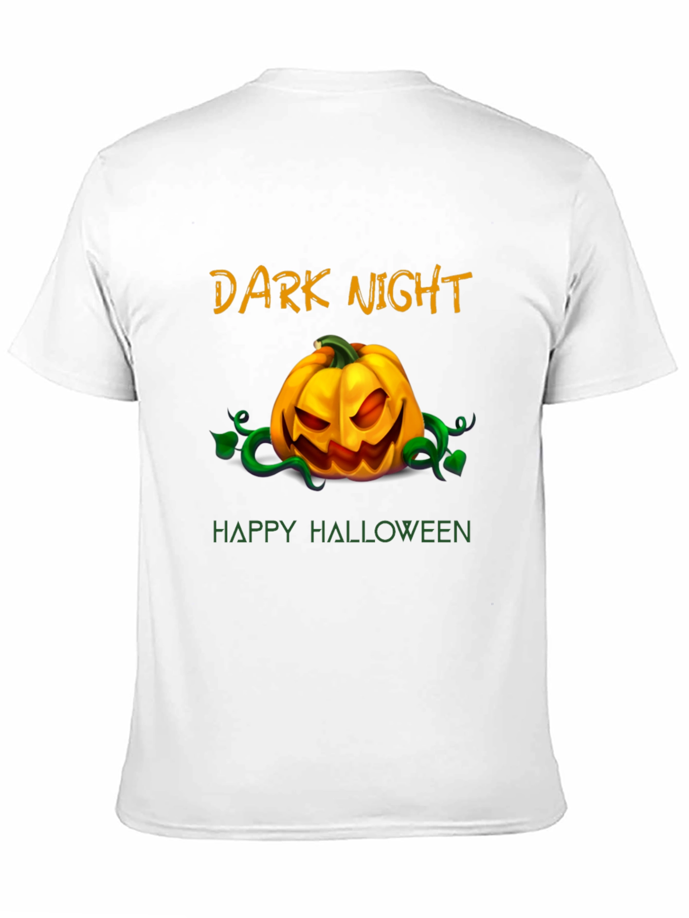 Dark Night Happy Halloween Graphic T-Shirt