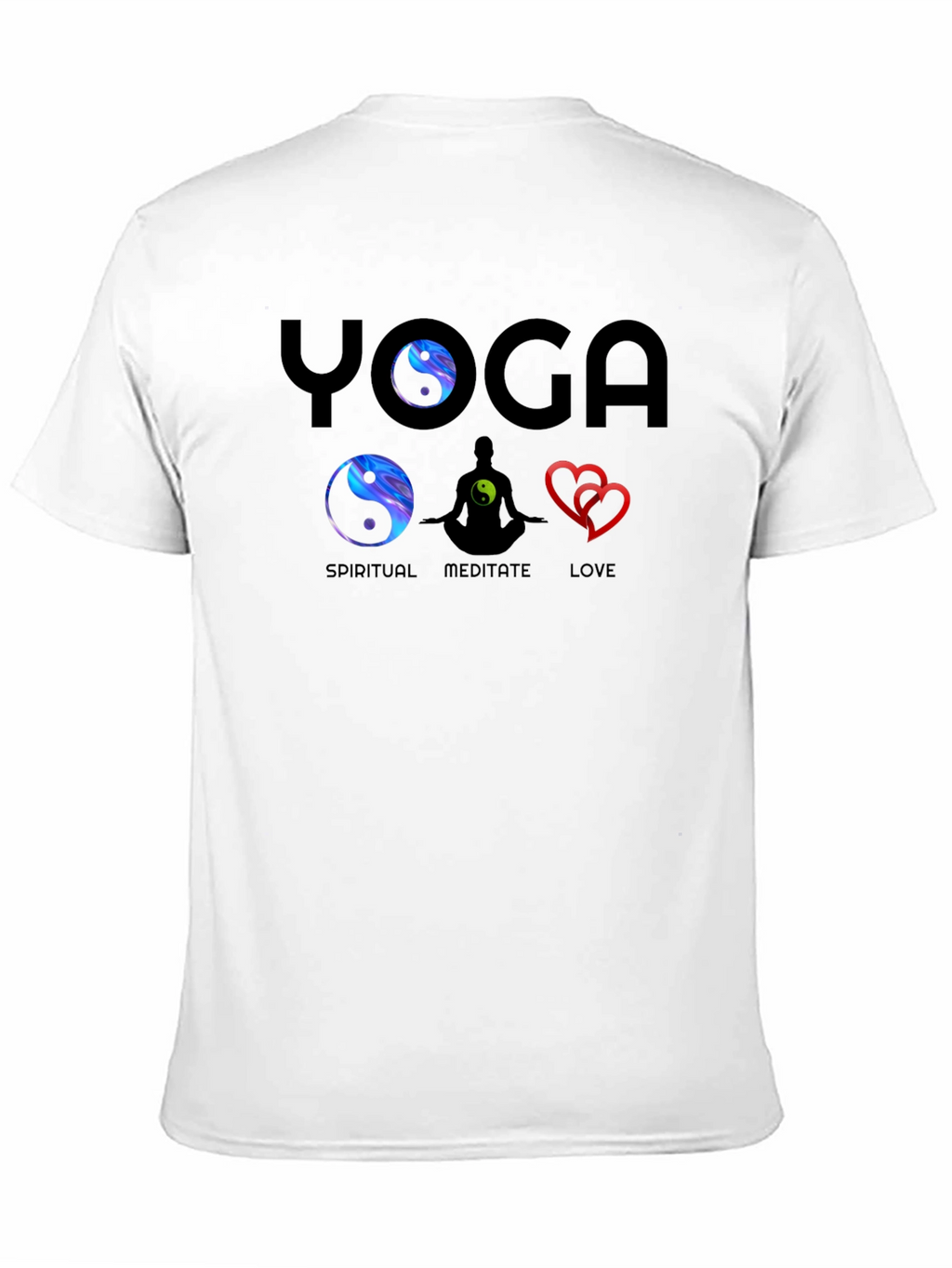 Yoga Spiritual Meditate Love Graphic Tee