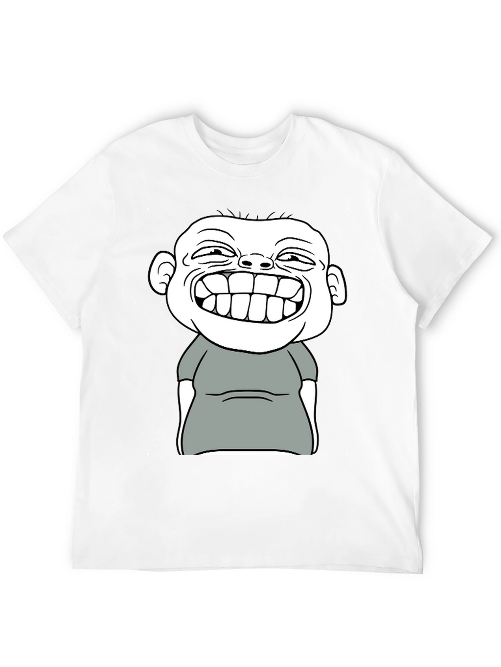 Funny Cartoon Graphic T-Shirt - Black Cotton Tee