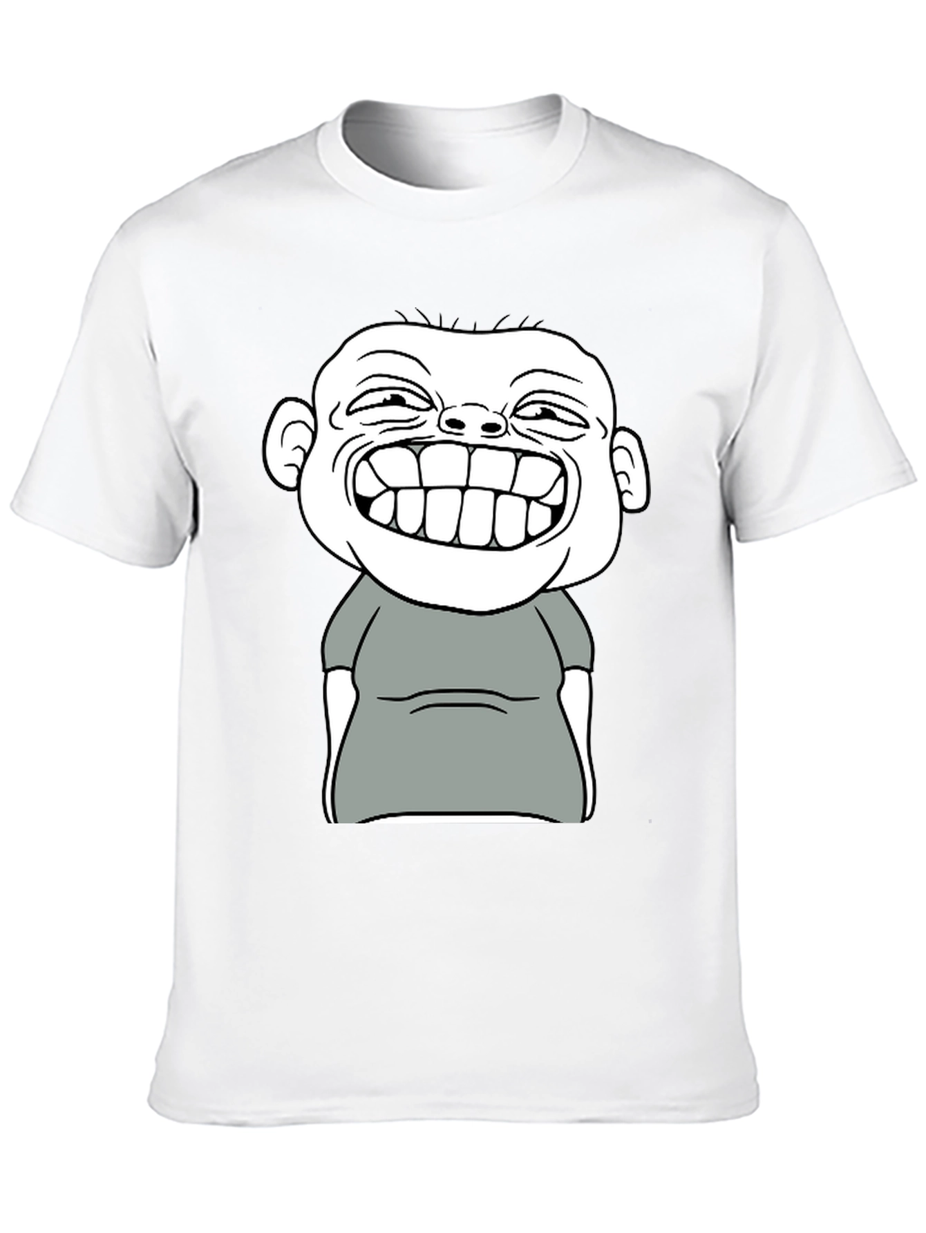 Funny Cartoon Graphic T-Shirt - Black Cotton Tee