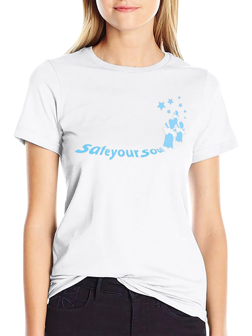 Save Your Soul Graphic Tee - Black