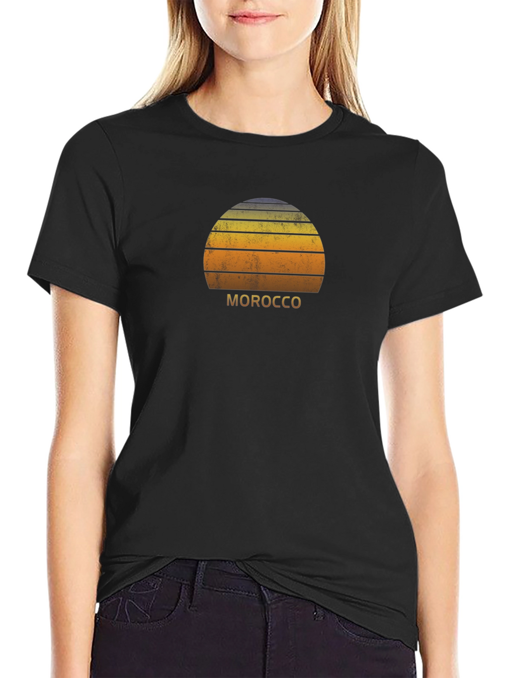 Morocco Sunset T-Shirt - Retro Graphic Tee