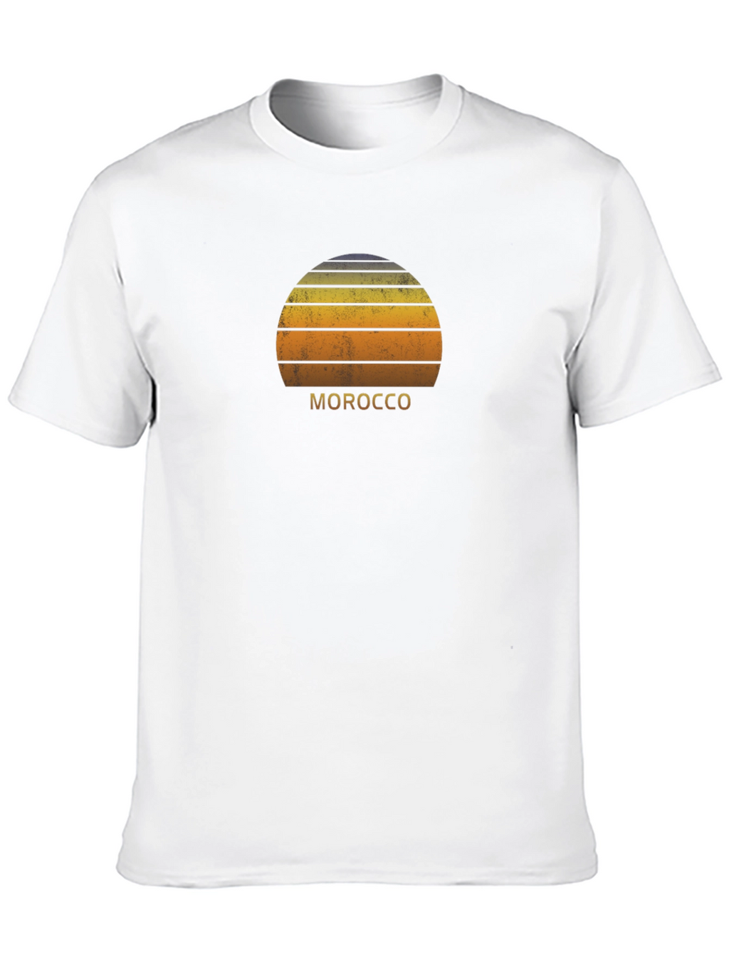 Morocco Sunset T-Shirt - Retro Graphic Tee