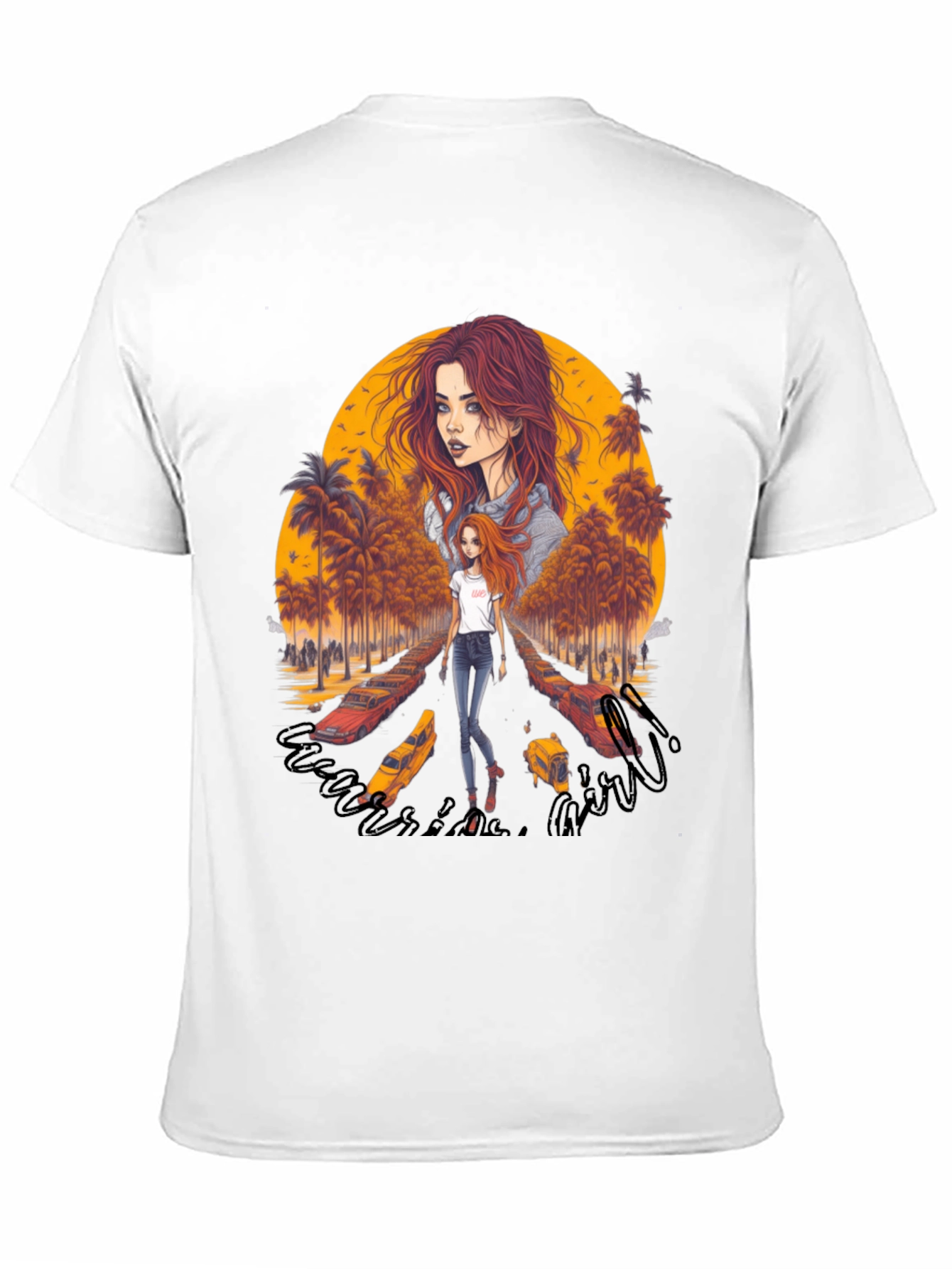 Riverside Girl Graphic Tee - Trendy Comfort