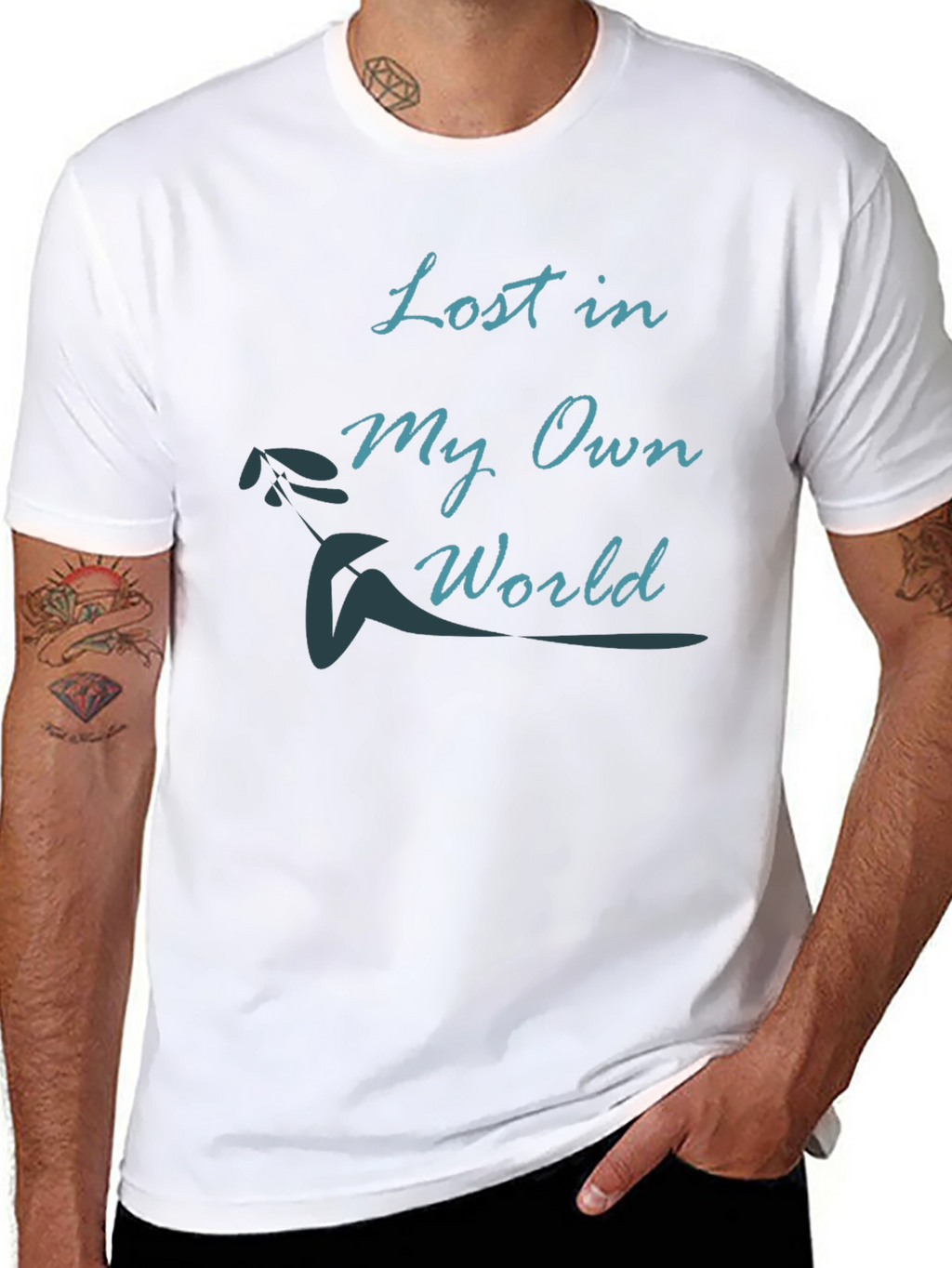 Lost In My Own World Graphic Tee