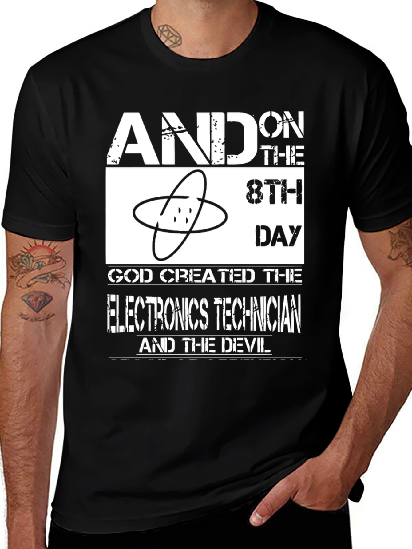 Electronics Technician Graphic Tee - 8th Day Creation