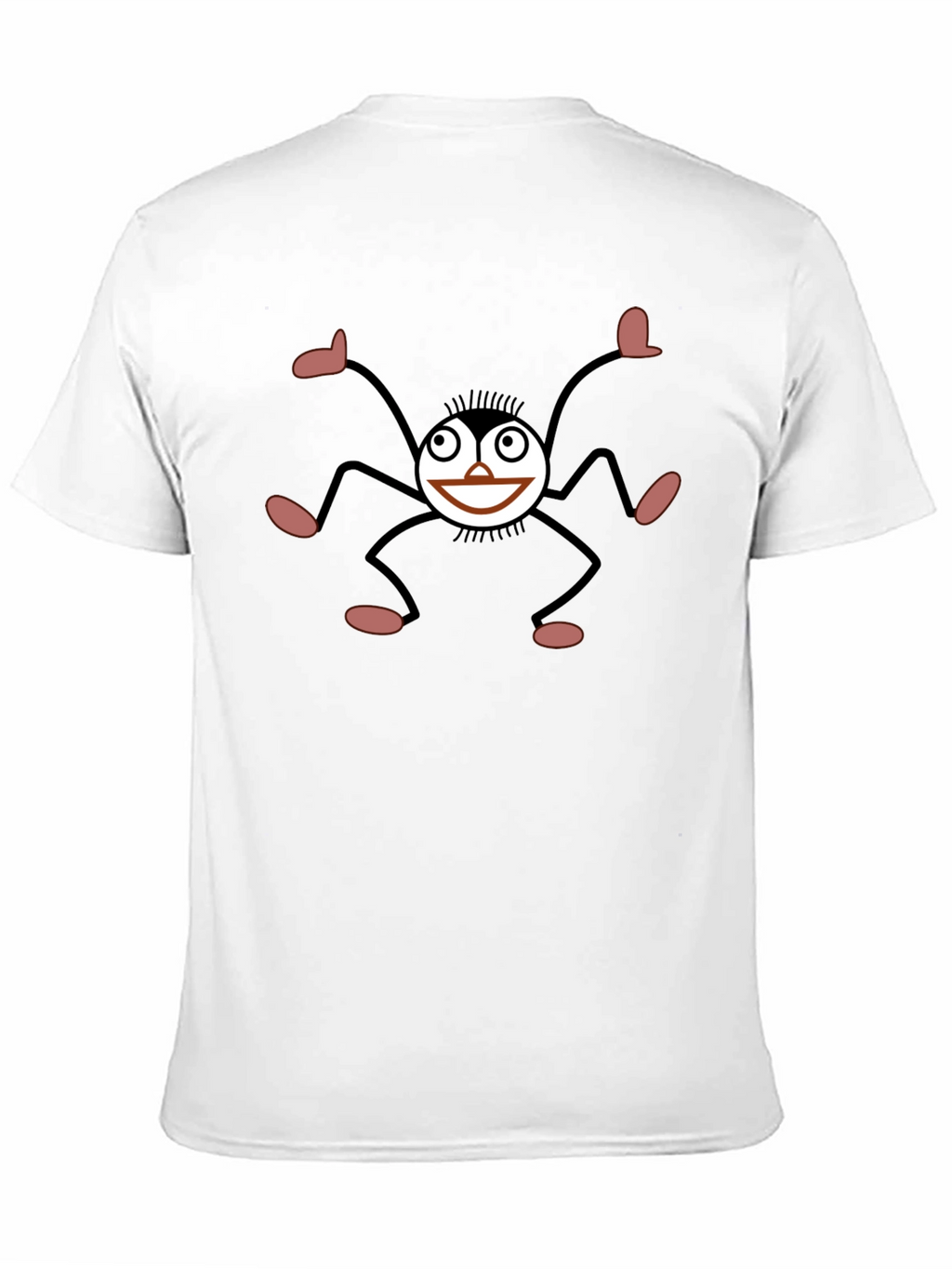 Smiling Spider Graphic Black T-Shirt