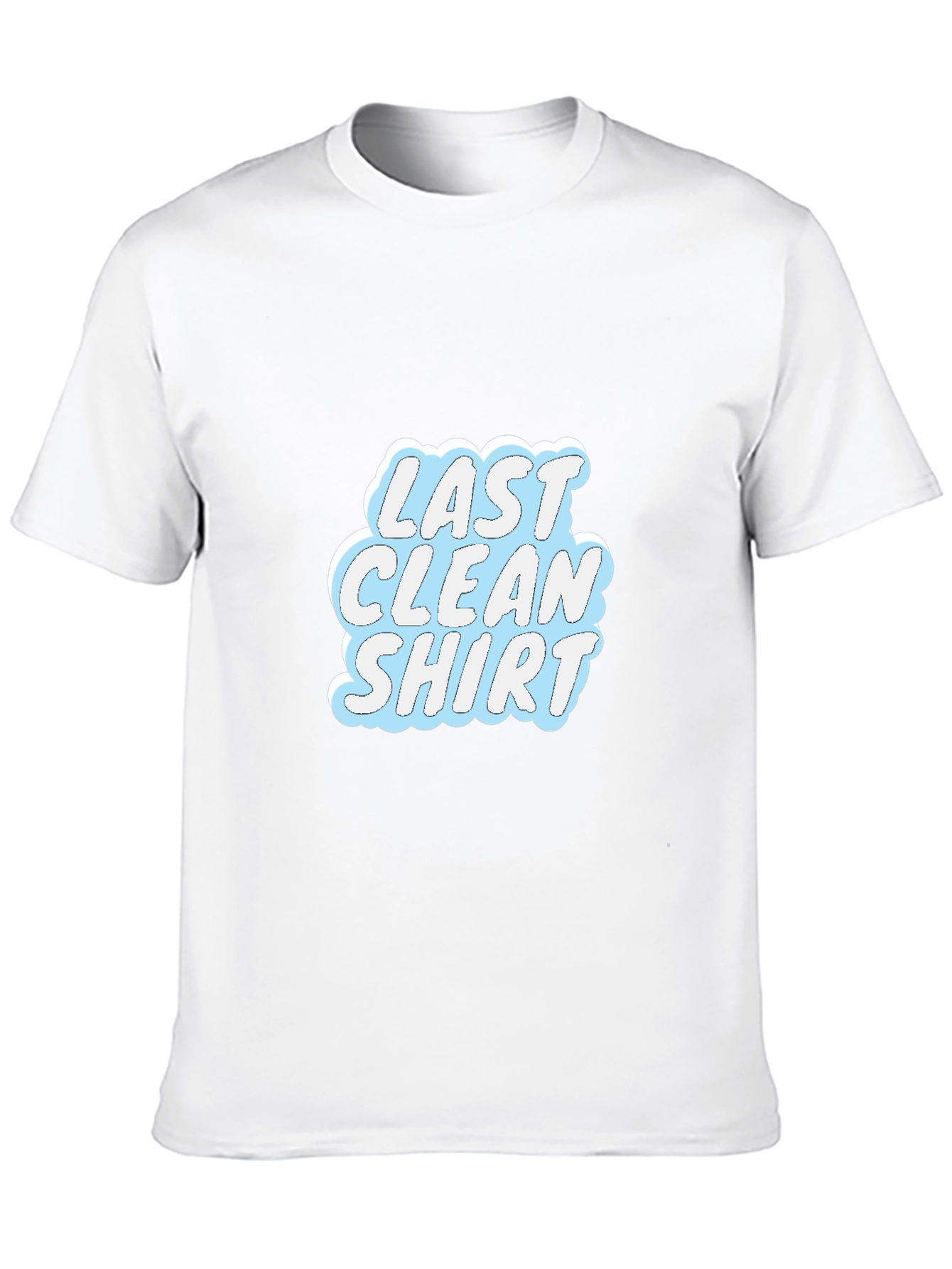 Last Clean Shirt Graphic Tee - Casual Black T-Shirt