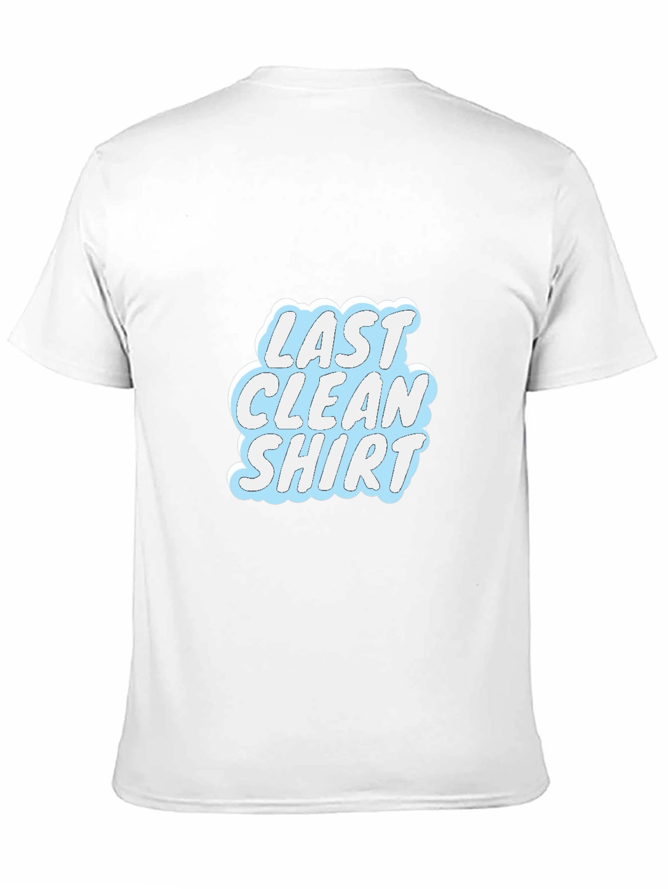 Last Clean Shirt Graphic Tee - Casual Black T-Shirt