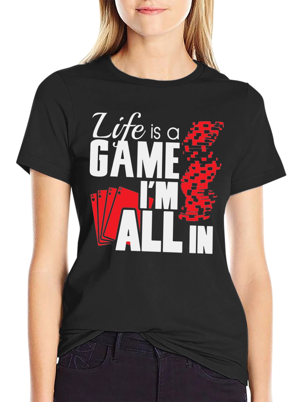 Life is a Game - Poker T-Shirt