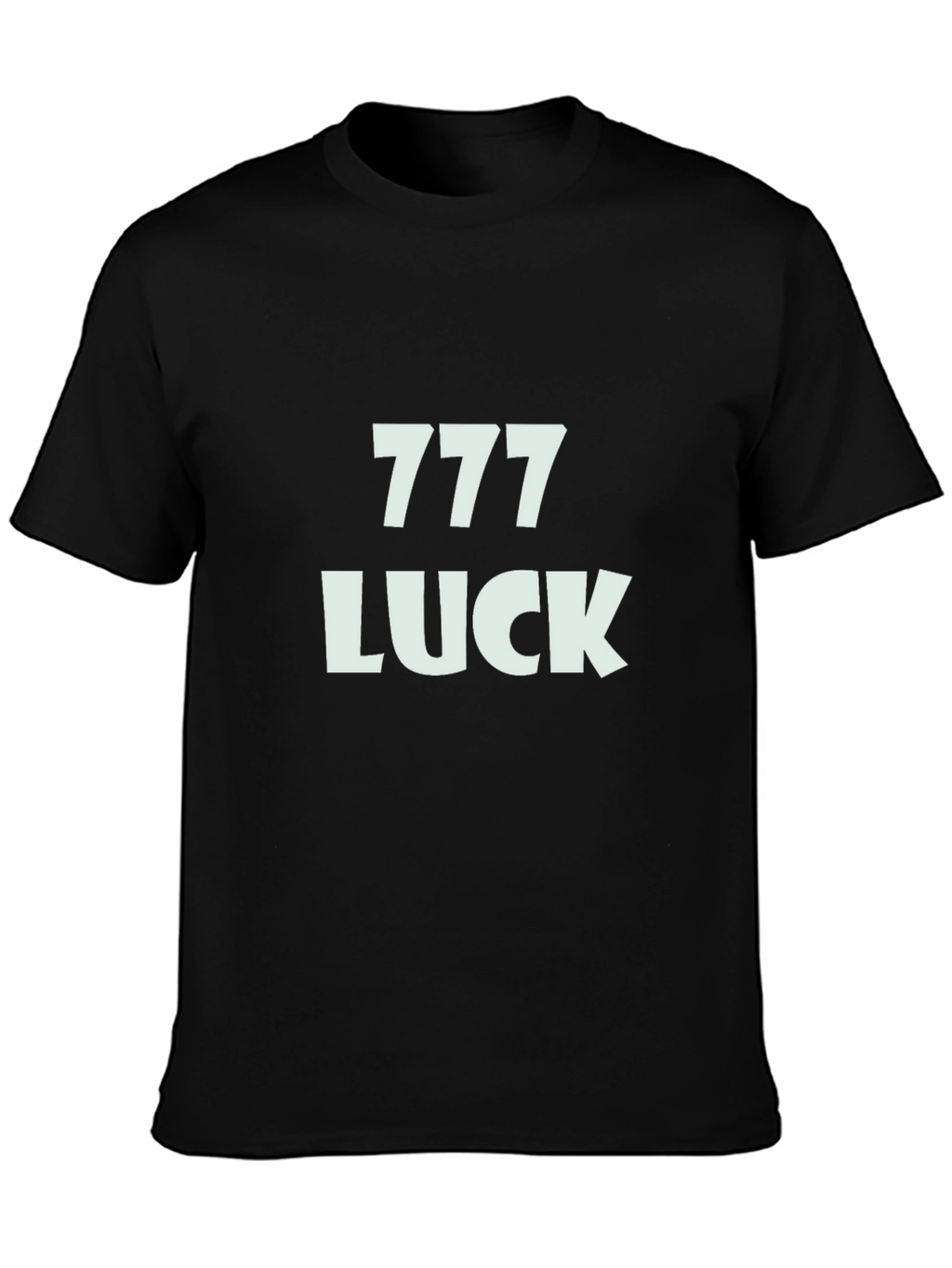 Lucky 777 Graphic Print Crew Neck T-Shirt