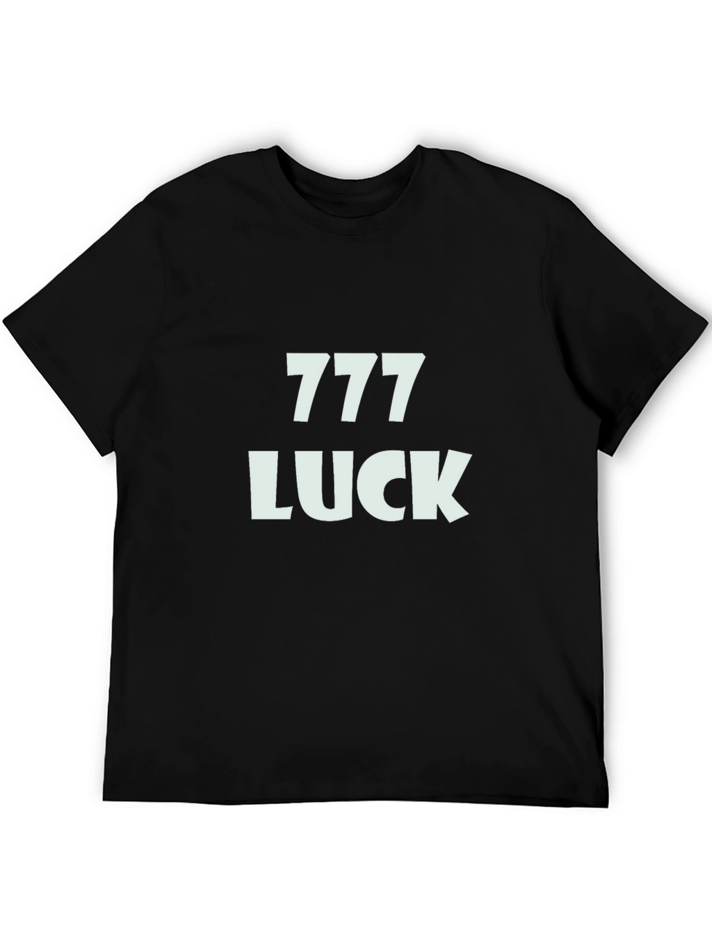 Lucky 777 Graphic Print Crew Neck T-Shirt