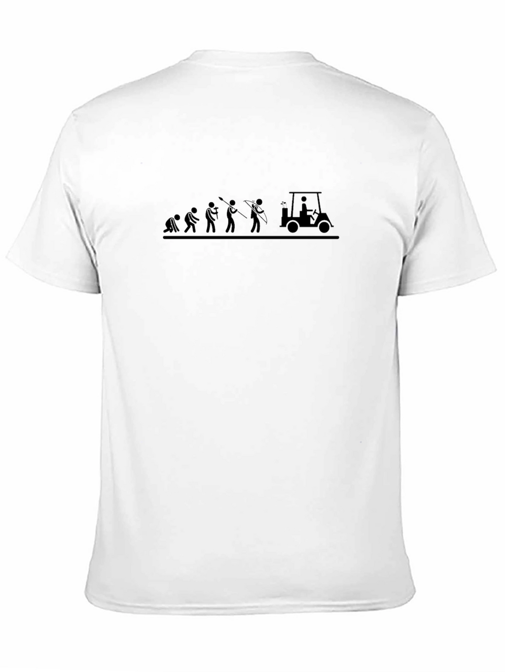 Golf Evolution T-Shirt - Mens Funny Golfing Tee