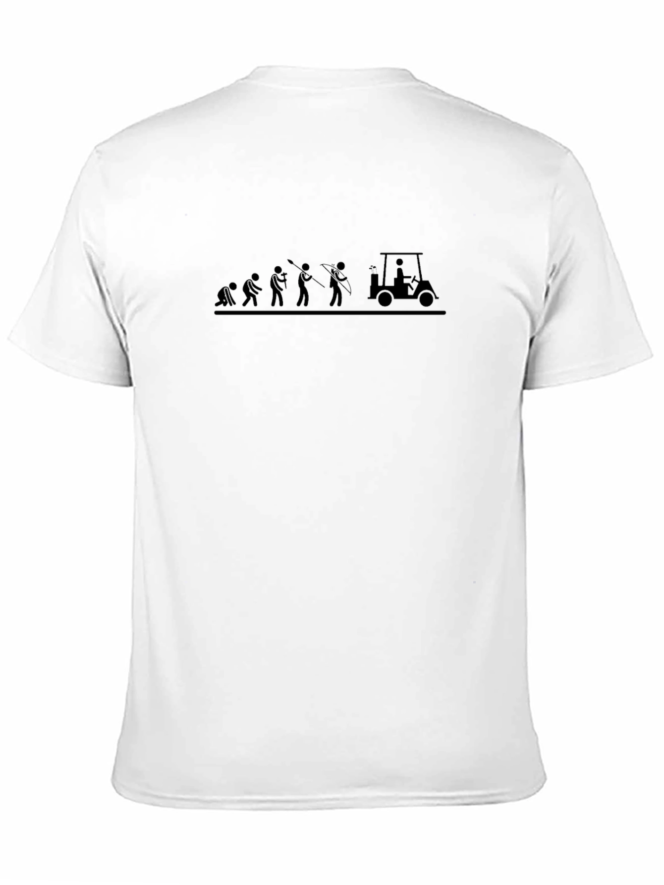 Golf Evolution T-Shirt - Mens Funny Golfing Tee