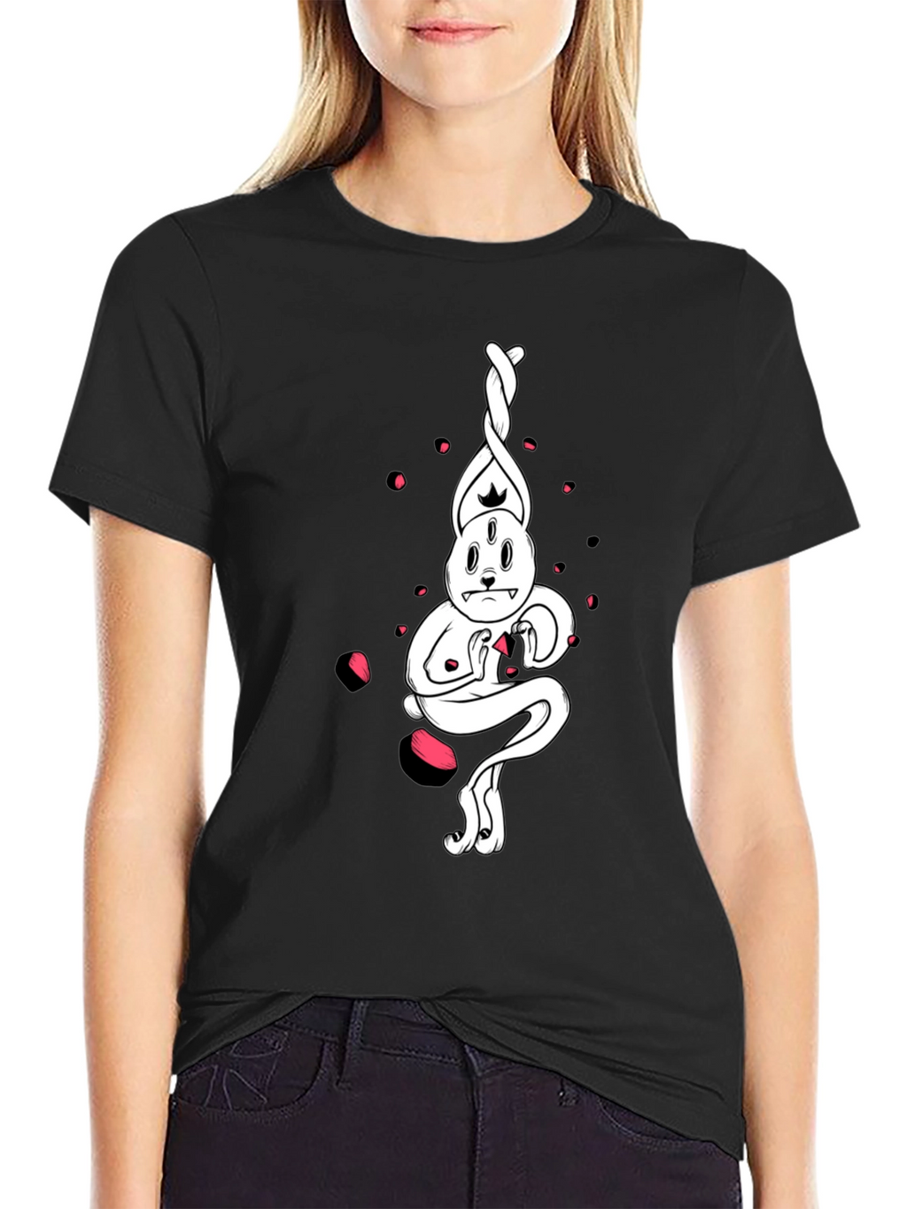 Surreal Rabbit Graphic Tee - Unique Design